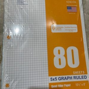 Graph paper (4 pack)